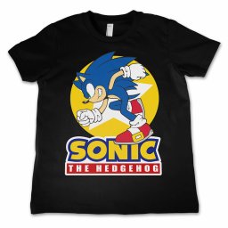 tričko dětské Sonic The Hedgehog - Black - HYBRIS - SEG-12-SON006-92-13-BK