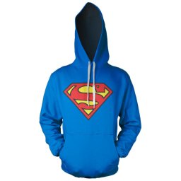 mikina pánská Superman - Shield - Blue - HYBRIS - WB12-3-SUP010-H5