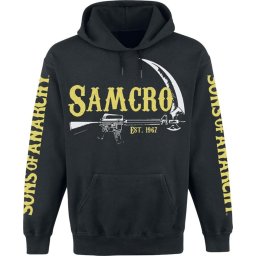 mikina pánská Sons of Anarchy - SAMCRO Est. 1967 - Black - HYBRIS - SOA024-H32-1_H32-13