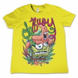 tričko dětské SpongeBob Squarepants - Oh Boy Yellow - HYBRIS - NIC-12-SB011-DTG-YE