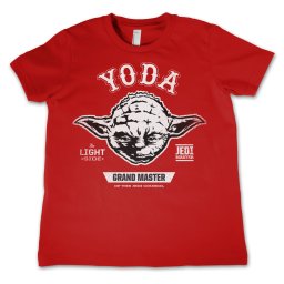 tričko dětské Star Wars - Grand Master Yoda - Red - HYBRIS - LF-12-SW007-H53-3-RD