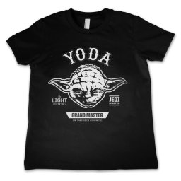 tričko dětské Star Wars - Grand Master Yoda - Black - HYBRIS - LF-12-SW007-H53-3-BK