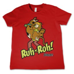 tričko dětské Scooby Doo - Ruh-Ruh - Red - HYBRIS - WB-12-SBD12002-H65-14-RD