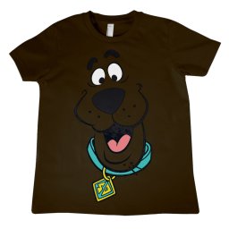 tričko dětské Scooby Doo - Face - Brown - HYBRIS - WB-12-SBD001-H60-9-BR