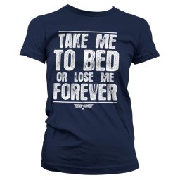 tričko dámské Top Gun - Take Me To Bed Or Lose Me Forever - Navy - HYBRIS - PM-5-TTG024-H86-7-NV