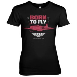 tričko dámské Top Gun - Born To Fly - Black - HYBRIS - PM-5-TGM008-H93-14-BK