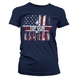 tričko dámské Top Gun - America - Navy Blue - HYBRIS - PM-5-TTG022-H85-15-NV