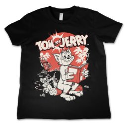 tričko dětské Tom and Jerry - Vintage Comic - HYBRIS - WB-12-TJ053-DTG-BK
