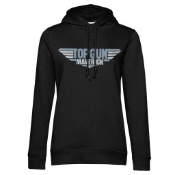 mikina dámská Top Gun - Maverick Distressed Logo - Black - HYBRIS - PM-57-TGM001-H92-12-BK