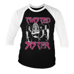 tričko pánské s 3/4 rukávem Twisted Sister - Twisted Sister - HYBRIS - ER-19-TS004-H84-9-WB