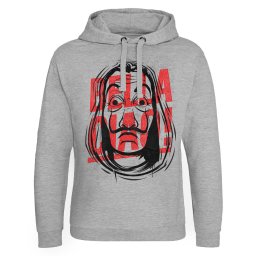 pánská mikina La Casa De Papel - Bella Ciao - Grey - HYBRIS - NFLX-37-LCDP002-H92-13-HG