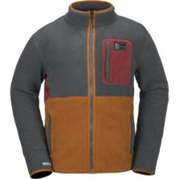 Volcom FLEECER FULL ZIP CHARCOAL XL
