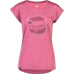 MONS ROYALE WMN ESTELLE CAP TEE RESEWOOD XS
