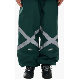 BS RABBIT ORIGINAL POTX REFLECTIVE WIDE JOGGER PANTS GREEN XL