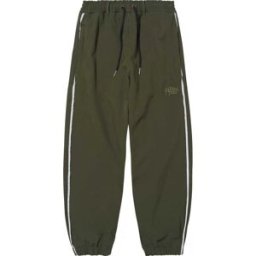 FYVE FLEECE LINED SOFTSHELL SUPER BAGGY + 4 INCH OLIVE GREEN L
