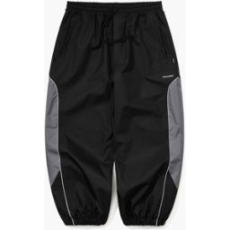 BS RABBIT LIGHT WEIGHT REFLECTIVE LINE SUPER WIDE JOGGER PANTS BLACK XL