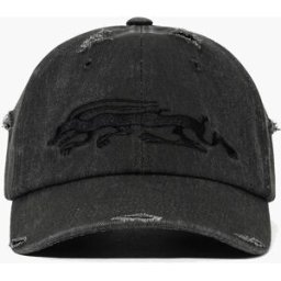 BS RABBIT DIRTY WASHED COTTON CAP CHARCOAL One Size