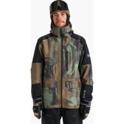 Quiksilver HIGHLINE PRO 3L GORETEX JK BLOOMFADE DARK IVY S