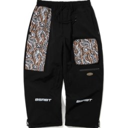 BS RABBIT 3D ZIPPER POCKET SUPER WID VENTILATION PANTS BLACK XXL