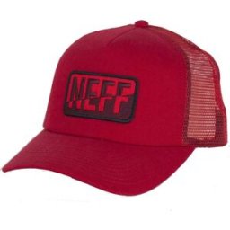 NEFF SHIELD TRUCKER RED One Size