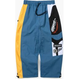 BS RABBIT SPEEDWAY SUPER WIDE PANTS BLUE FLARE S