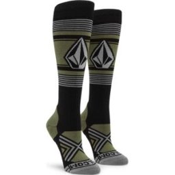 Volcom STONE LINES OTC SOCK LICHEN GREEN M