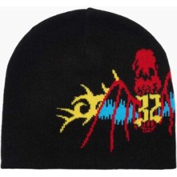 THIRTYTWO 32 SKULL CAP BLACK One Size