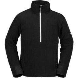 Volcom POLAR FLEECE MOCK HALF ZIP BLACK XL