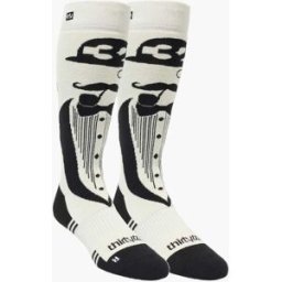 THIRTYTWO TM MERINO SOCK BLACK WHITE L-XL