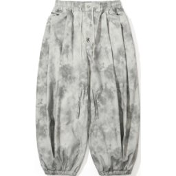 BS RABBIT DSXBS SIDE ZIP 3L NEW SUPER WIDE VENTILATION PANTS RIP STOP WHITE GREY XL