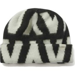 BS RABBIT JACQUARD BEANIE WHITE One Size