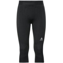 Odlo PERFORMANCE WARM SUW BOTTOM 3 4 PANT BLACK CONCRETE GREY S