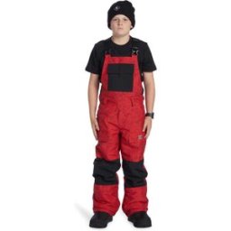 DCShoe ROADBLOCK YOUTH BIB STACKED BARBADOS CHERRY XL