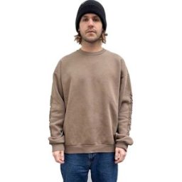 BEYOND MEDALS INCOGNTO CREWNECK BROWN L