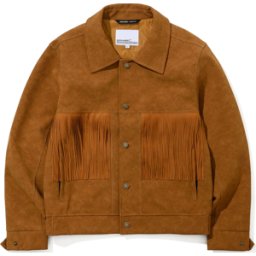 BS RABBIT COWBOY TASSELS RIDER JACKET TAN L