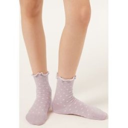 Calzedonia Dětské vzorované ponožky Unisex Ružová Velikost 33-36