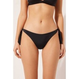 Calzedonia Brazilky s mašlemi k plavkám Indonesia Žena Černá Velikost L