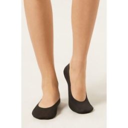 Calzedonia Neviditelné ponožky Extra Comfort Žena Černá Velikost TU