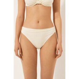 Calzedonia Kalhotky k plavkám Shiny Satin Žena Přírodní Velikost XL