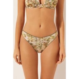 Calzedonia Kalhotky k plavkám Tropical Foliage Žena Potisk Velikost L