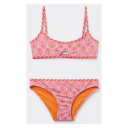 Calzedonia Dívčí dvoudílné plavky Pop Palms Dívka Ružová Velikost 12