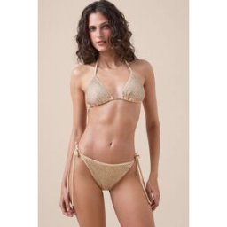 Calzedonia Trojúhelníková podprsenka k plavkám Luxury Glow Žena Prírodní Velikost 2