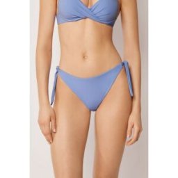 Calzedonia Kalhotky na šňůrky k plavkám Premium Fit Žena Modrá Velikost XS