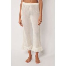 Calzedonia Síťované kalhoty Žena Bílá Velikost S/M