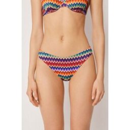 Calzedonia Plavkové Kalhotky Vibrant Chevron Žena Potisk Velikost L