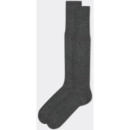 Calzedonia Vysoké ponožky s kašmírem Člověk Šedá Velikost 44-45