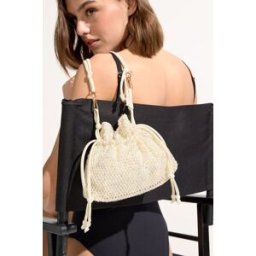 Calzedonia Mini kabelka s flitry Žena Bílá Velikost TU