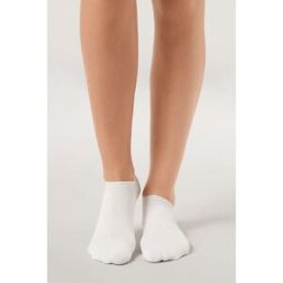 Calzedonia Unisexové kotníkové ponožky Člověk Bílá Velikost 34-36