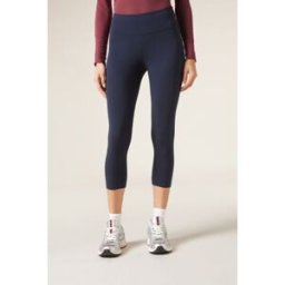 Calzedonia Bavlněné Legíny Capri Žena Modrá Velikost S