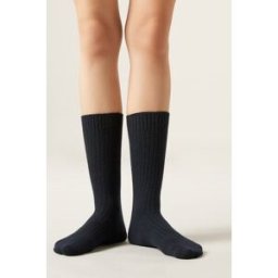 Calzedonia Ponožky s vlnou a kašmírem Žena Modrá Velikost TU